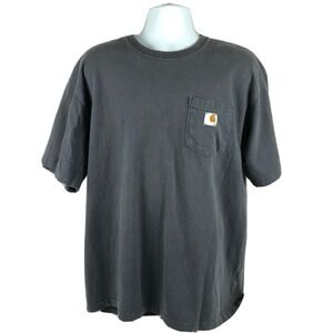 Carhartt Men's Heavy Duty Construction Work Pocket T-Shirt XL Slate Gray